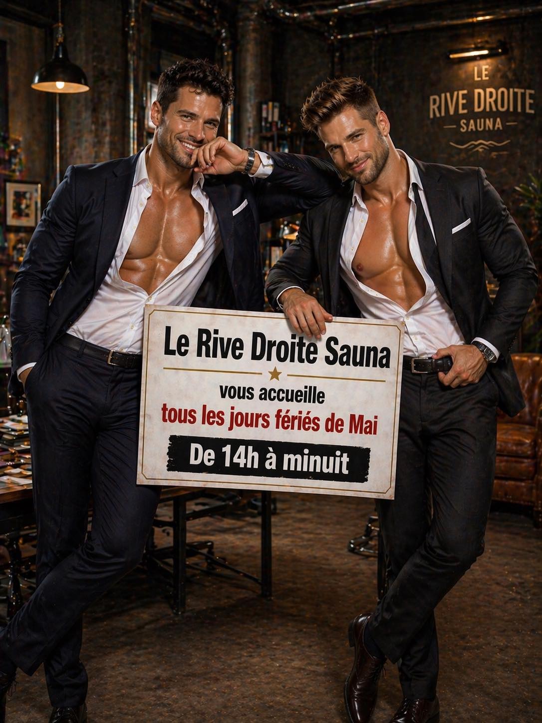 Sauna Le Rive Droite, pour l'homme