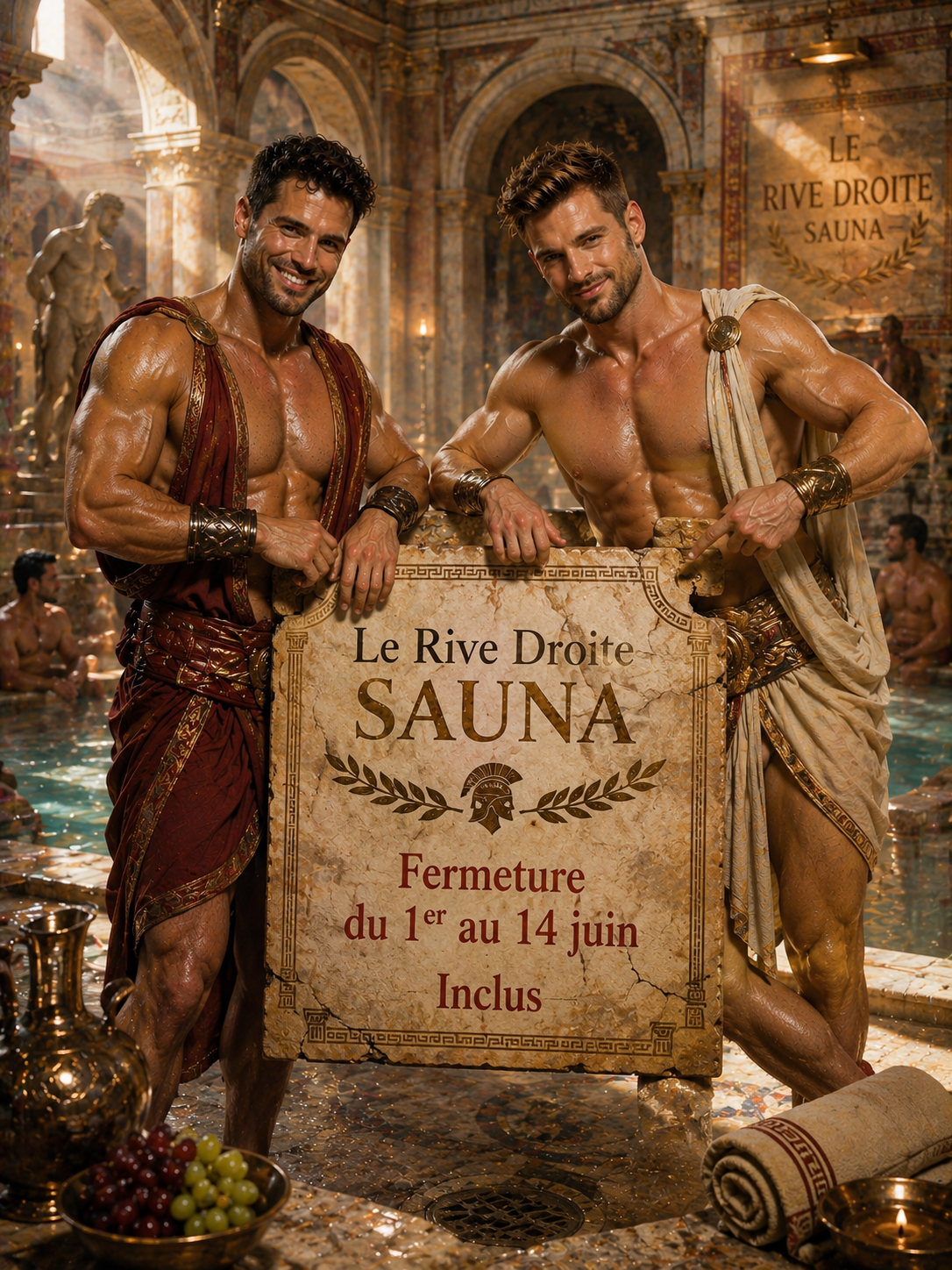 Sauna Le Rive Droite, pour l'homme
